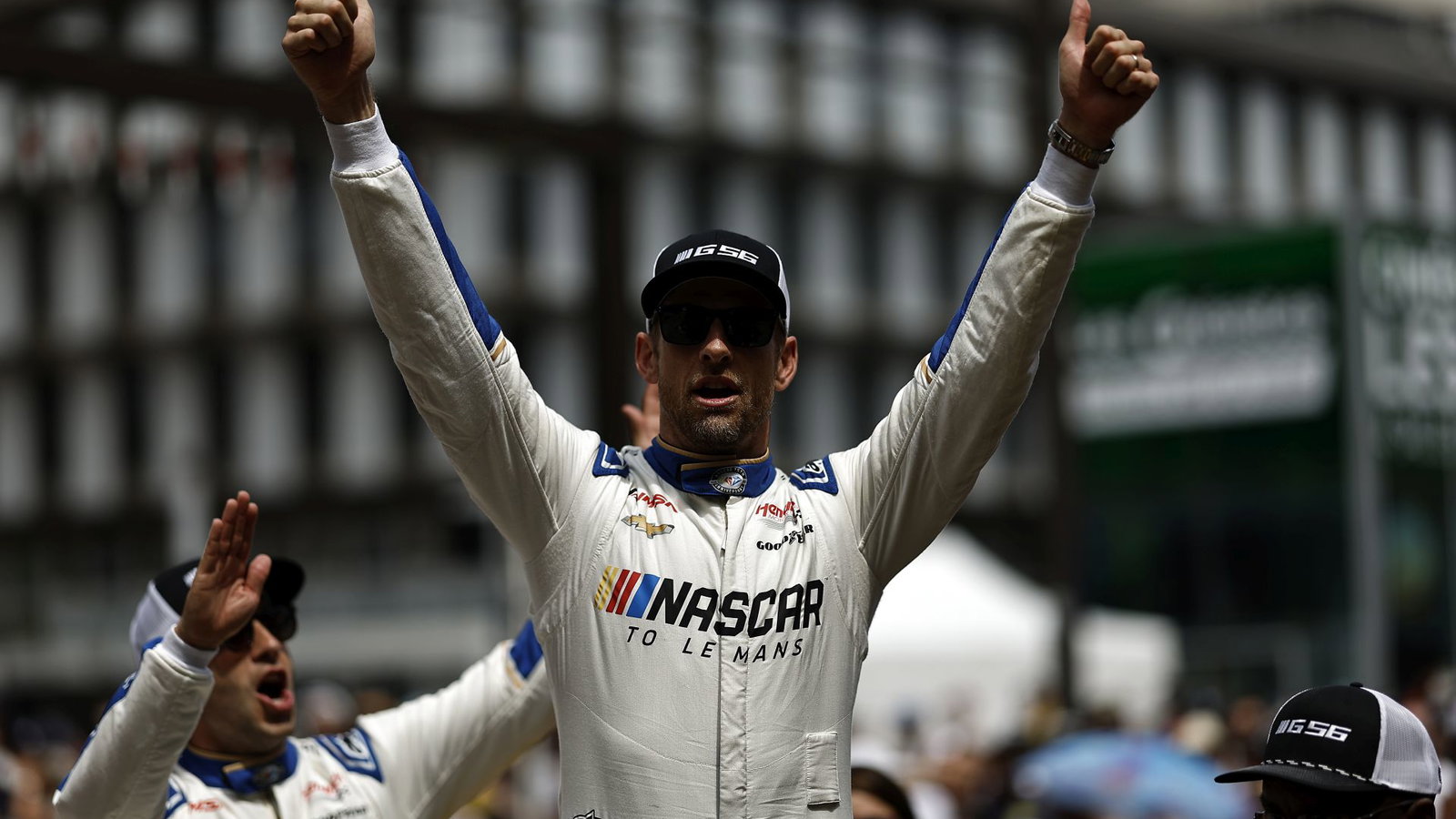 Jenson Button, Hendrick Motorsports Garage 56 NASCAR at Le Mans
